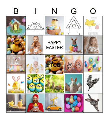 EASTER BINGO Card
