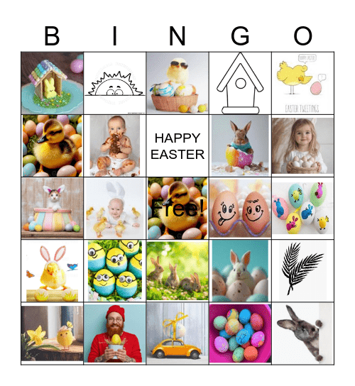 EASTER BINGO Card