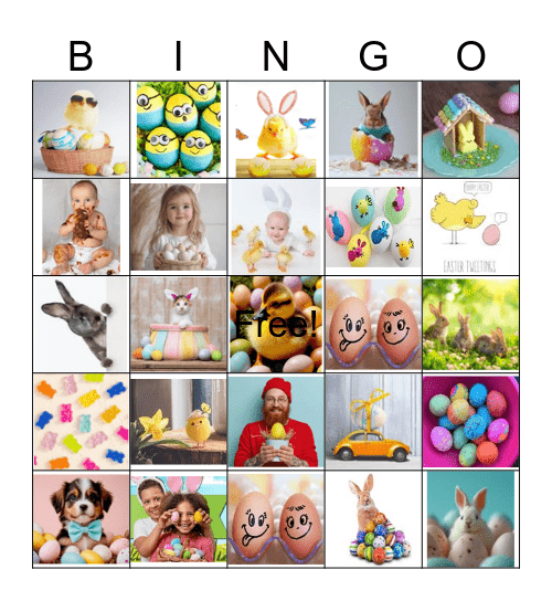 EASTER BINGO Card