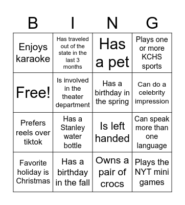 Launch Leader Bingo Card