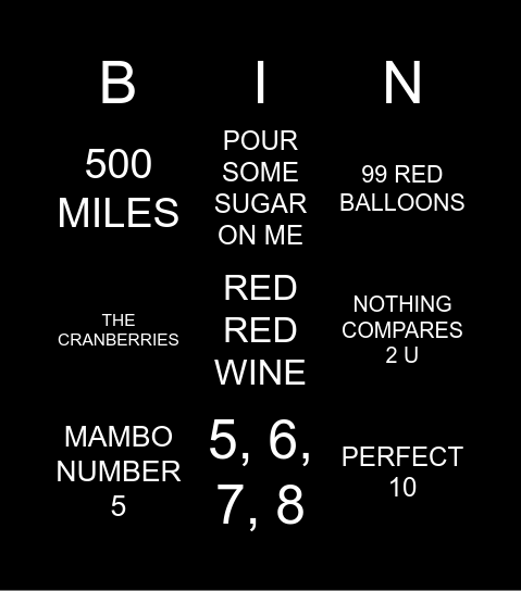 BRUNCH CLUB BINGO Card