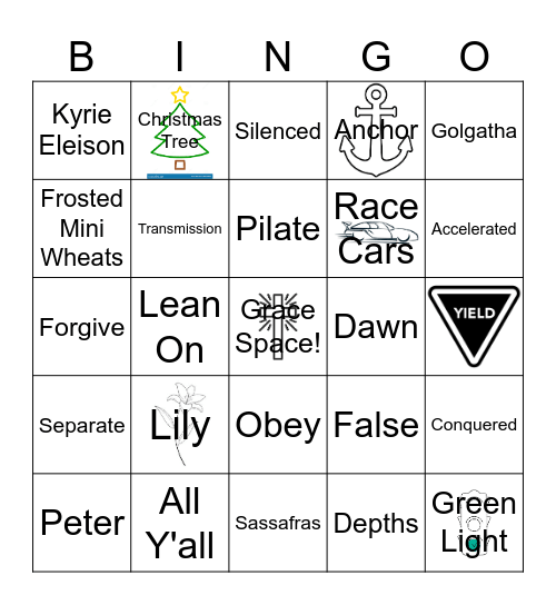 Easter Sunday Sermon Bingo Card