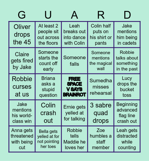 PLAY SENIORS YASSS Bingo Card