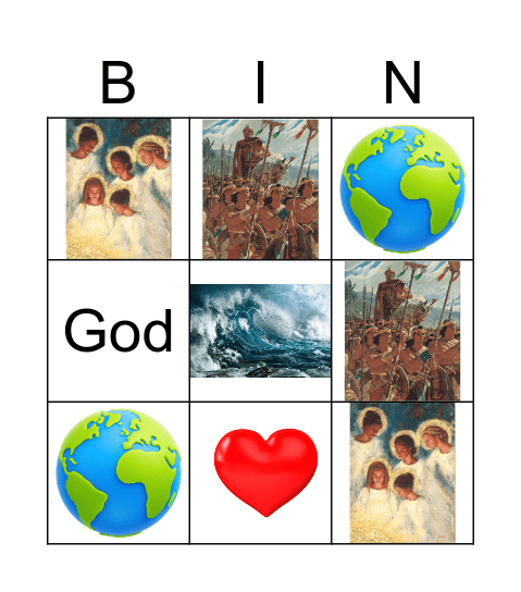 Book of Mormon Bingo Card