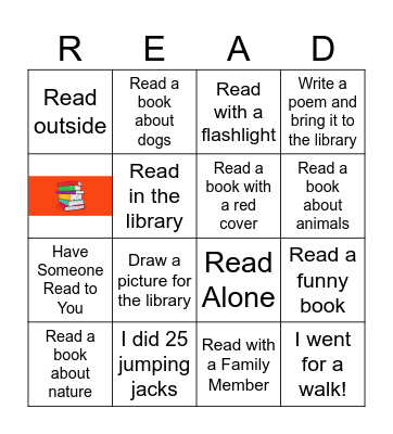 Okeene Public Library  READO Bingo Card