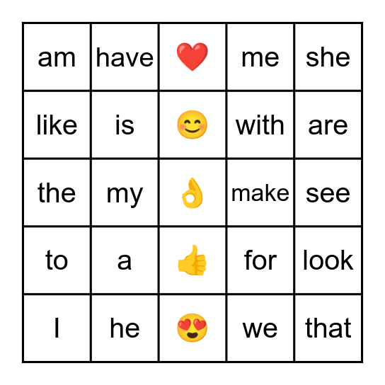 Yellow and Orange Ribbon Bingo Card