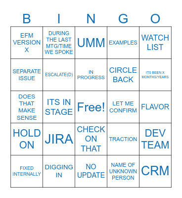 WACKY WEDNESDAYS Bingo Card