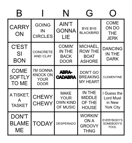 MB #86  -  HIDDEN GEMS Bingo Card