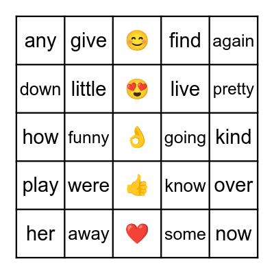 Purple and Red Ribbon Words Bingo Card