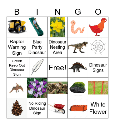 Roman and Olivia Bingo Card