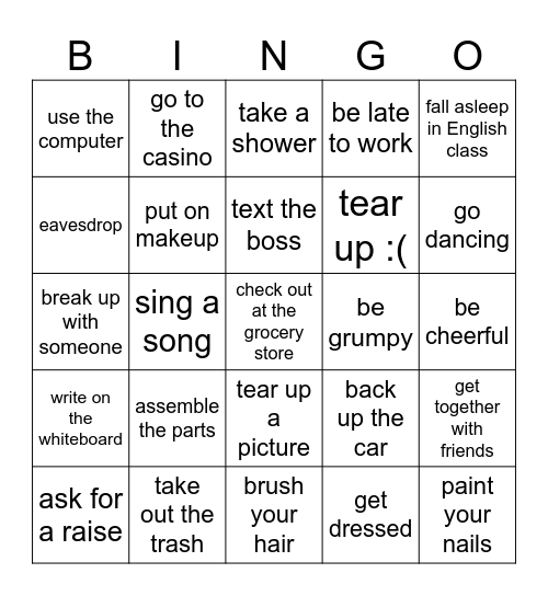ETC Bingo Card