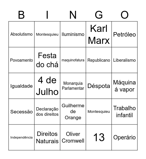 Number Bingo 1-75 Bingo Card