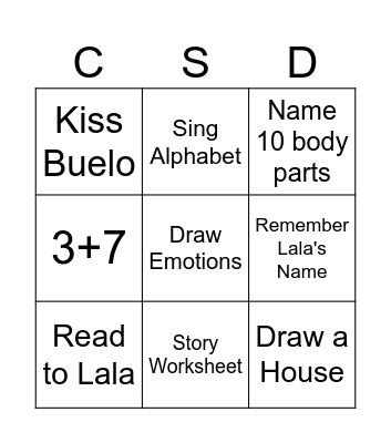 CHARLIE BINGO Card