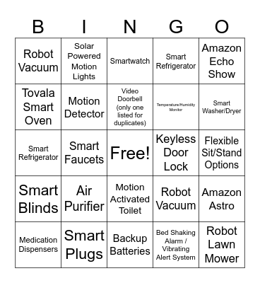 Earth Day Eco Tech Bingo Card