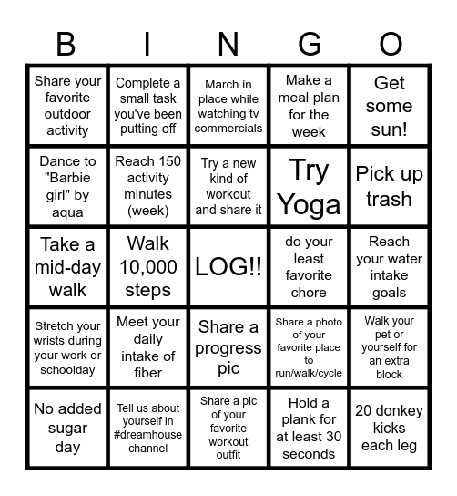 BARBIE WORLD W1 Bingo Card