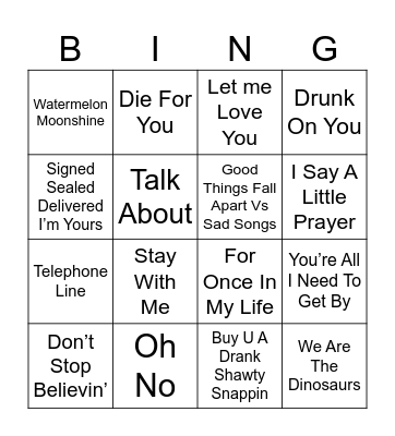 Easter Bingo Card