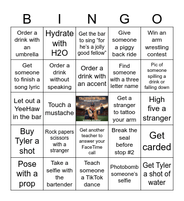 Teachers on Trains Bingo Card
