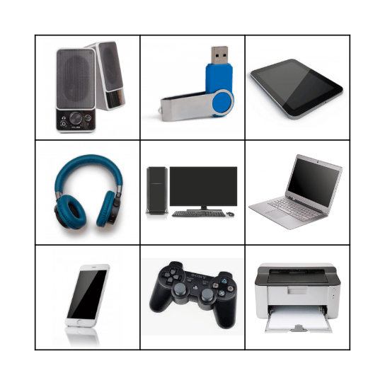 DIGITAL DEVICES Bingo Card