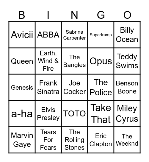 🎉 Bingo 100 🎉 Bingo Card
