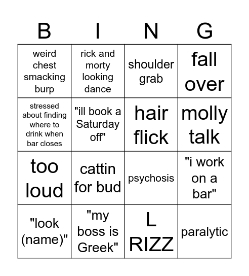 Agia Pelagia Reggie bingo 2025 Bingo Card