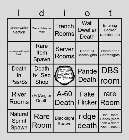 Lockerless Bingo Card