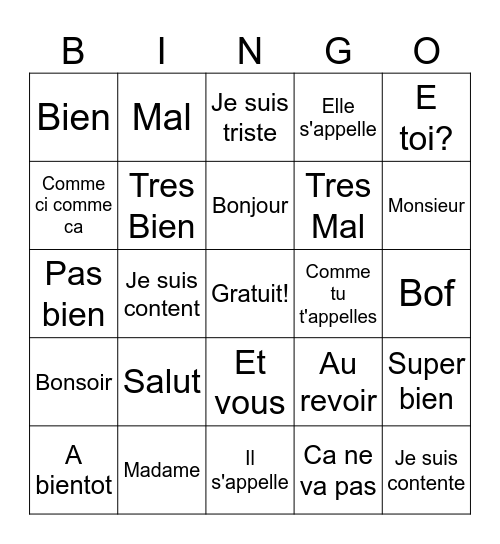 Malia Walker Bingo Card