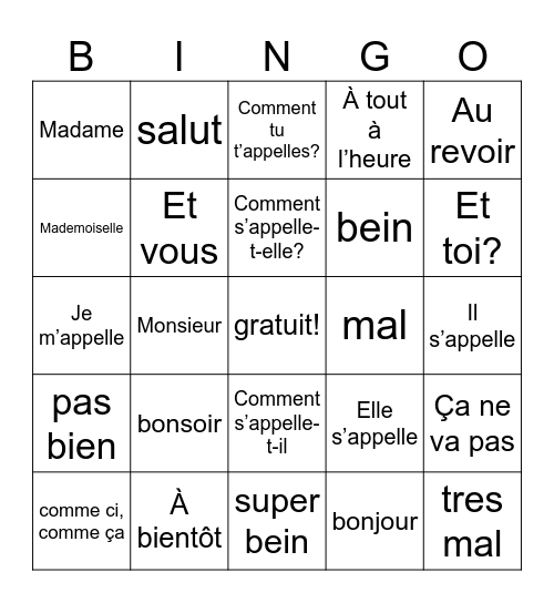 Victoria Medina Bingo Card