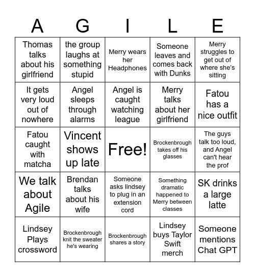 Software BINGO Card