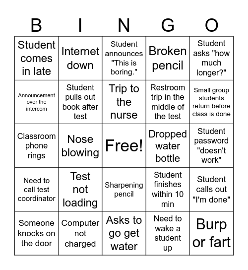 MCAP BINGO! Bingo Card