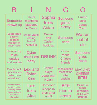 ✨🌺🌴WELCOME TO MIAMI🪩🌴🍸 Bingo Card