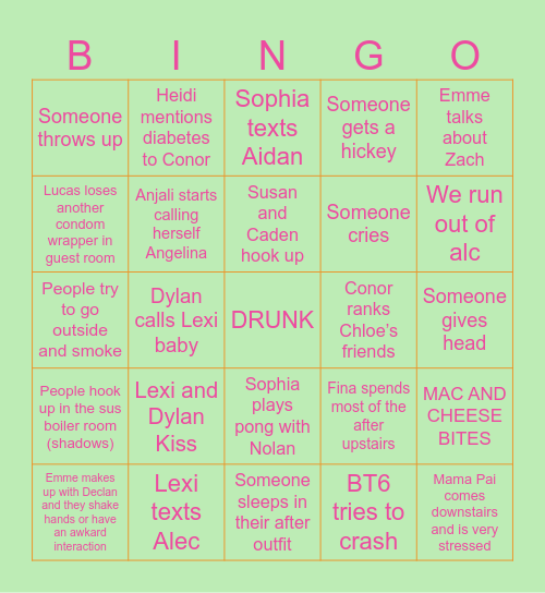 ✨🌺🌴WELCOME TO MIAMI🪩🌴🍸 Bingo Card