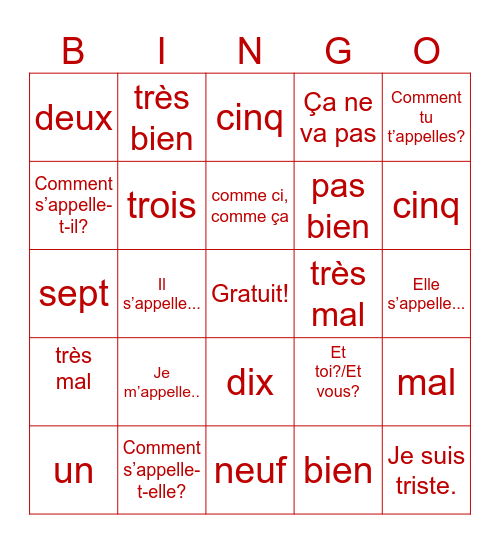 Eanna Greene Bingo Card