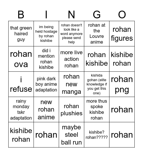jojoday predictions Bingo Card
