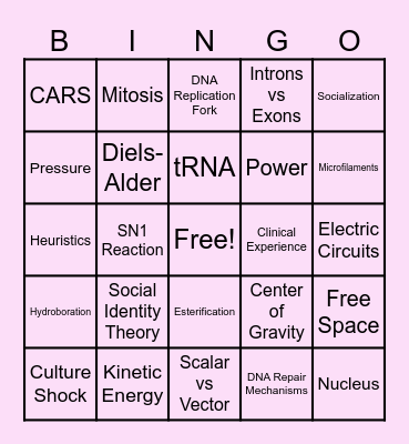 PBPH Winter Celebration Bingo Card