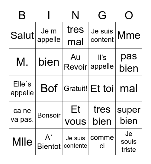 Jason Marki Bingo Card