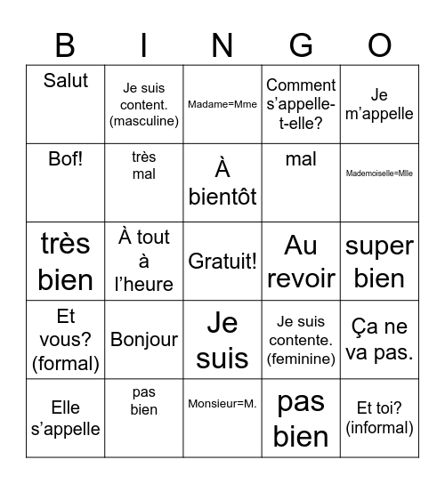 Zemirahlyn Vazquez Bingo Card