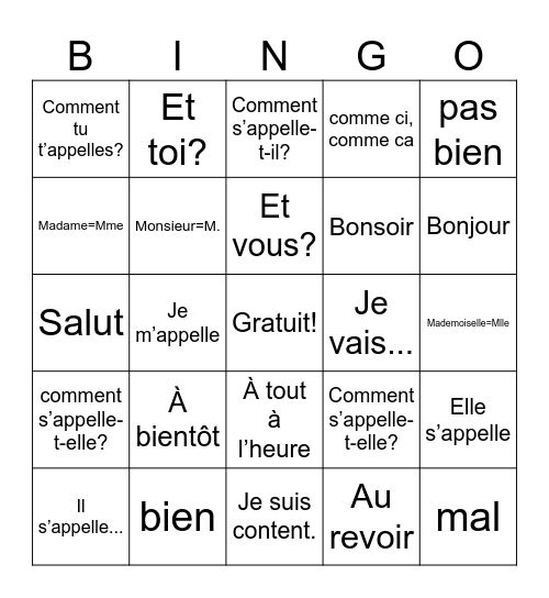 Anthony Torres Bingo Card