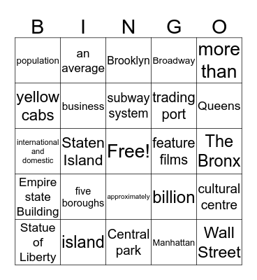 Bingo for Violetta Bingo Card
