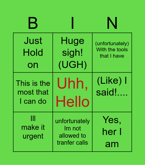 BINGO FRETZ Bingo Card