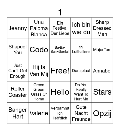 Annika's Abenteuer Spielshow Bingo Card