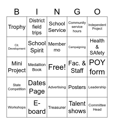SGA (Yasmim) Bingo Card