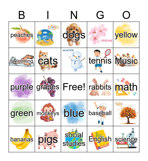 Do you like BINGO Card