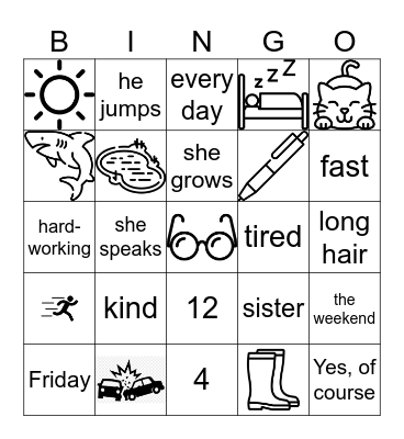 Calendario, Capibara, La vida facil Bingo Card