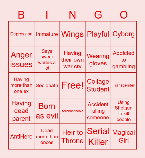 Ocs pt 2 Bingo Card