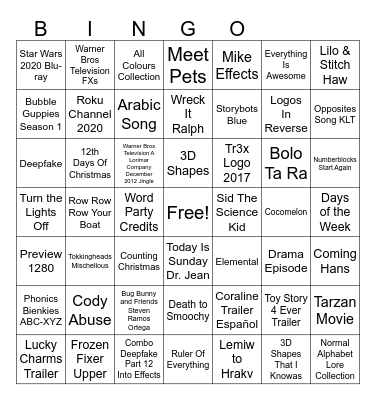 2008-2025 Bingo Card
