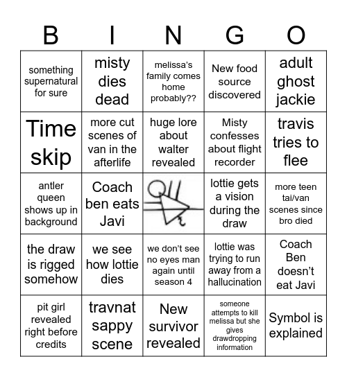 Yellow Jackets Bingo Card