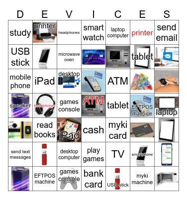DIGITAL Bingo Card