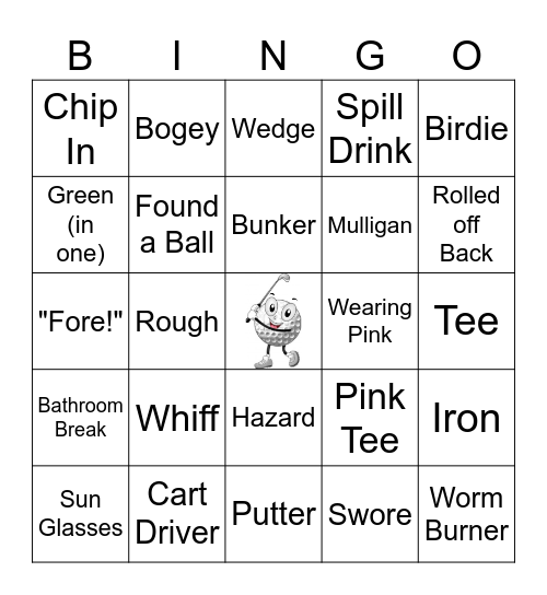 LMCG Tue Ladies League Bingo Card