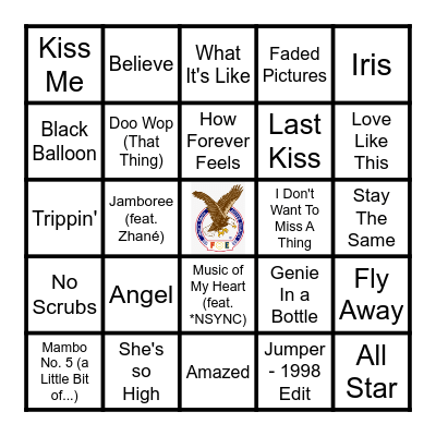 CLASS OF '99 Bingo Card