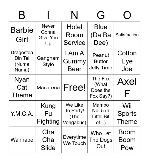 who put this on the queue? Bingo Card